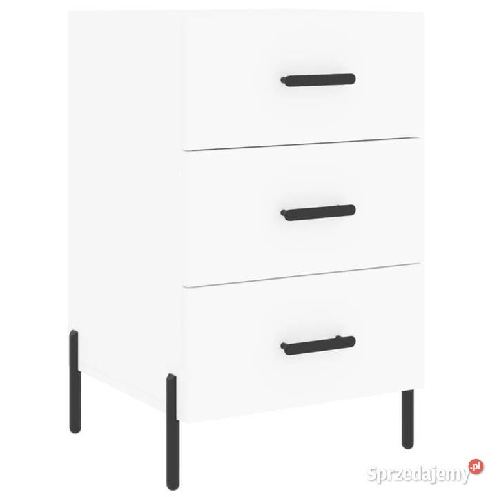 Szafka nocna biała 40x40x66 materiał Warszawa