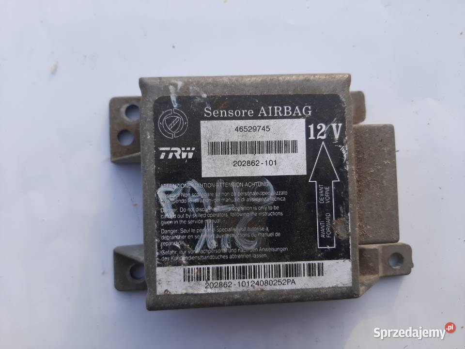 Sensor moduł poduszek Air Bag Fiat Siena Palio Ksawerów