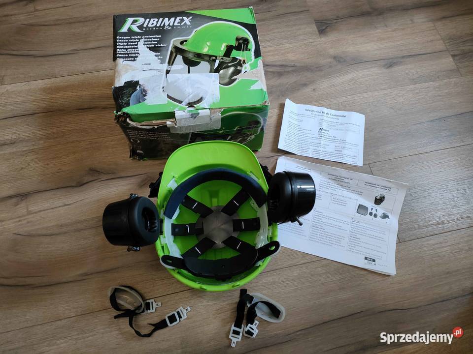 Kask ochronny leśny drwala pilarza 3 w 1 Kędzierzyn-Koźle