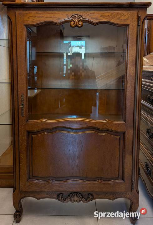 ładna witrynaserwantka ludwikowska dąbsklep Dąbrowa Górnicza sprzedam