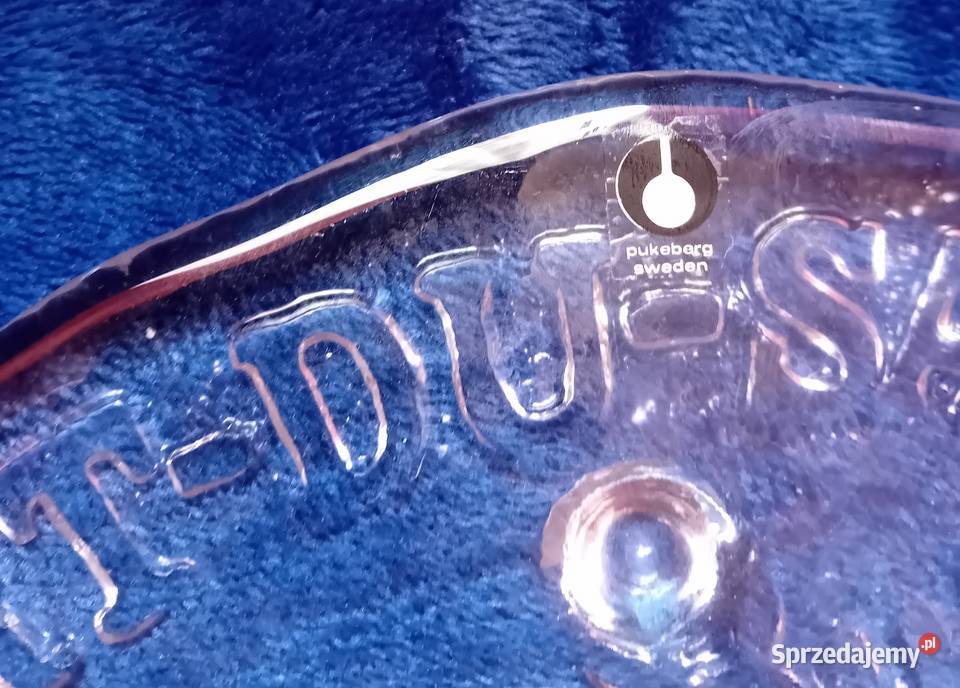 Patera do serów Pukeberg sygnowana Lata 70e XX w Koźminek