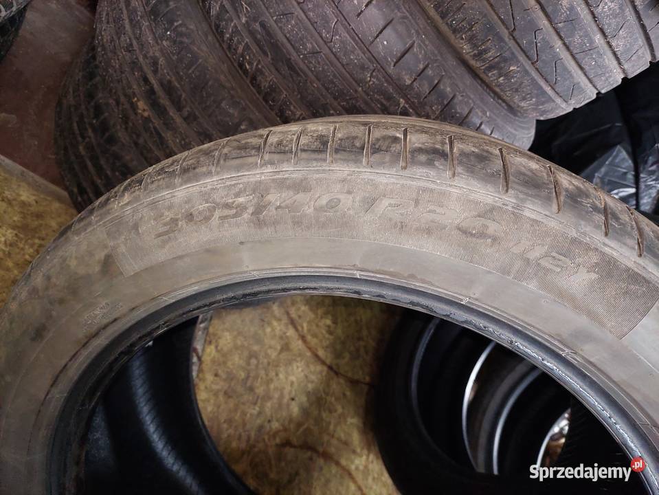 opony 2x PIRELLI P ZERO 30540 R20 112Y BMW 5 ml sprzedam