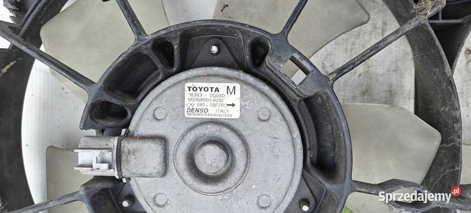 WENTYLATORY CHŁODNICY TOYOTA AVENSIS II T25