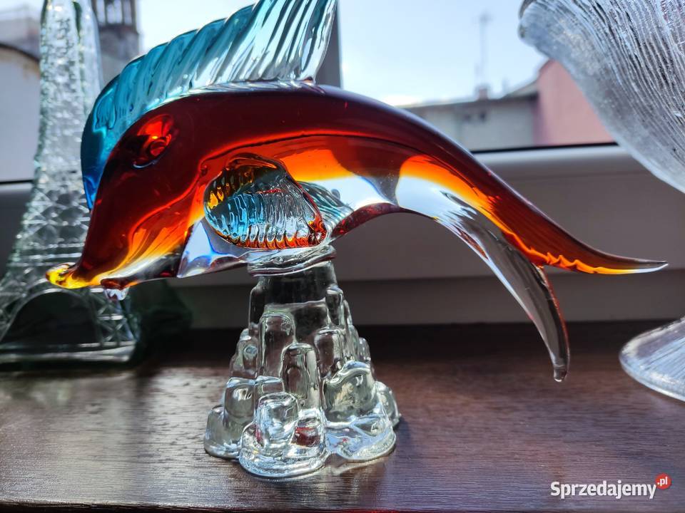 Figurka szklana ryba Murano Głuchołazy sprzedam