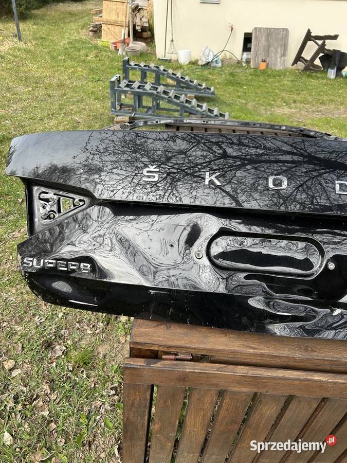 Klapa tylna skoda superb 3 polift Rok produkcji 2023 łódzkie Aleksandrów Łódzki