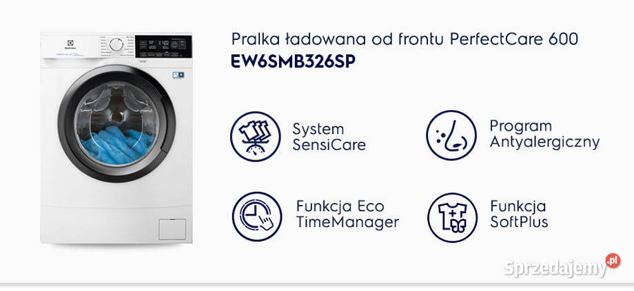 Pralka Electrolux 600 SensiCare EW6SMB326SP Warszawa