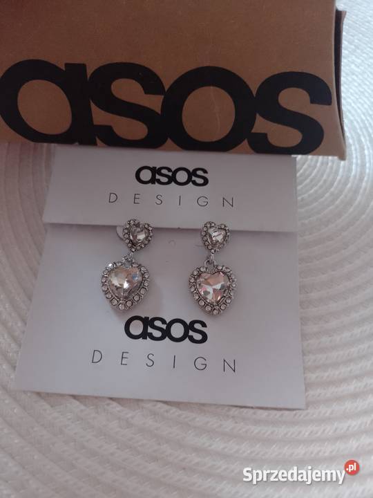 ASOS Bogato zdobione kolczyki ślubne z Londynu Kraków