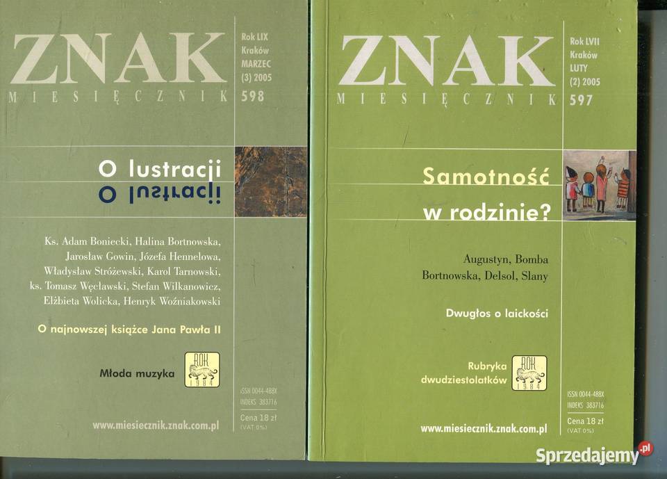 Znak Miesięcznik 2005 597598 Szczecin