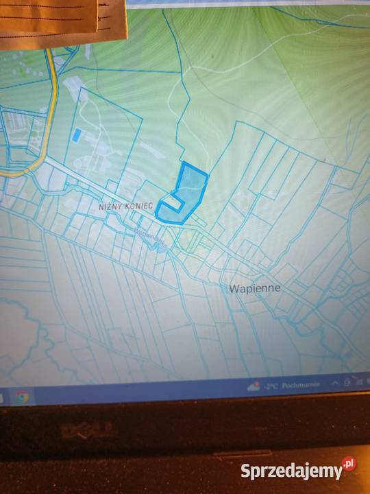 Sprzedam działkę budowlaną w ścisłym centrum Wapienne