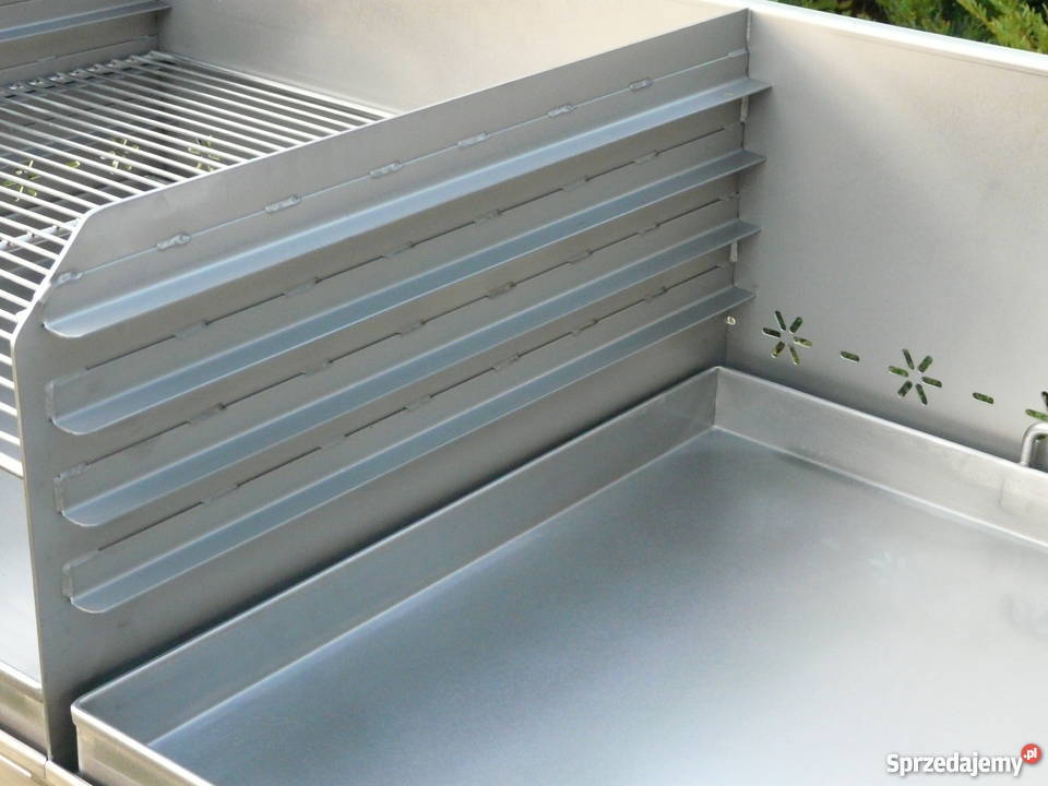 Grill gastronomiczny duży nierdzewny Jutrosin