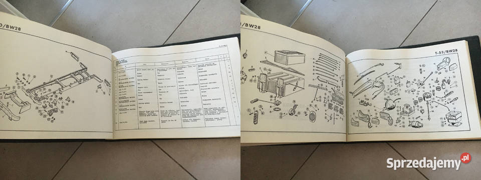 STAR BW 28 Spare Parts Catalogue Katalog części wielkopolskie