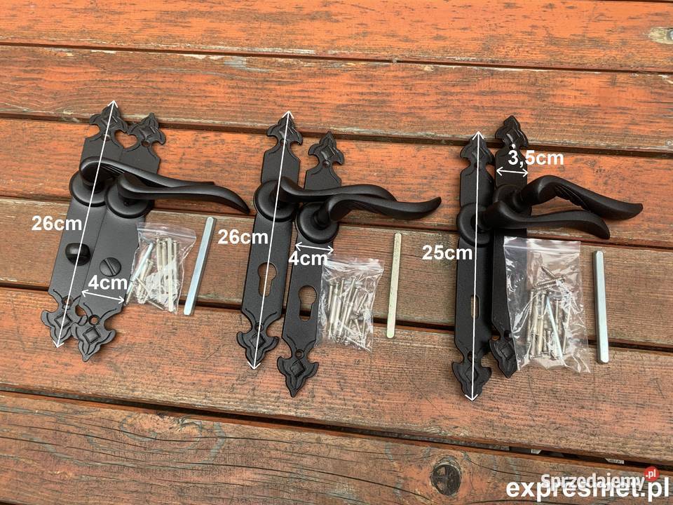 RUSTYKALNA Klamka kuta do furtki bramki drzwi mazowieckie Warszawa sprzedam