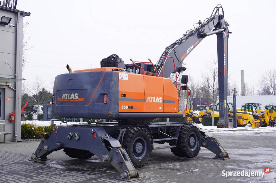 Koparka przeładunkowa Atlas 250MH247859 pełny VAT Kraków sprzedam