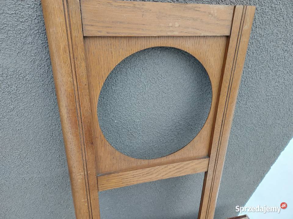 6 Drzwi front skrzyni obudowy starego zegara Tczew