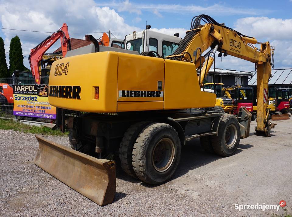 Koparka kołowa Liebherr A 904 2002 Maszyny budowlane świętokrzyskie sprzedam
