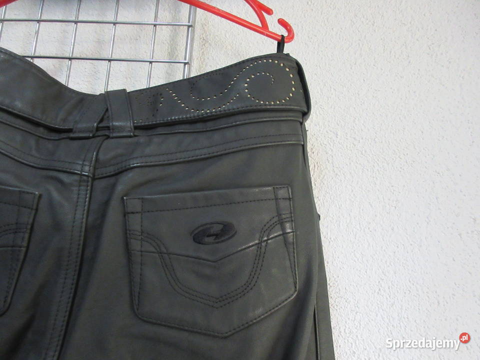 Spodnie motocyklowe skórzane damskie Held AMY Zielona Góra