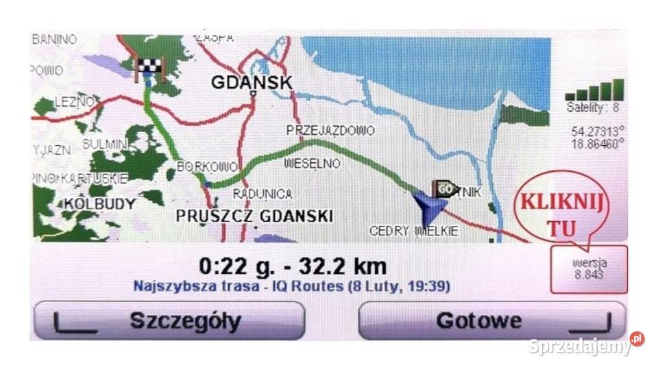 Mapa Polski wersja 1120 do nawigacji Renault Aleksandrów Łódzki sprzedam