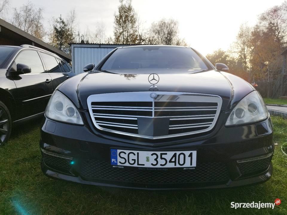 Salon Polska Mercedes S klasa4x447 V8 340 2007 śląskie Sośnicowice