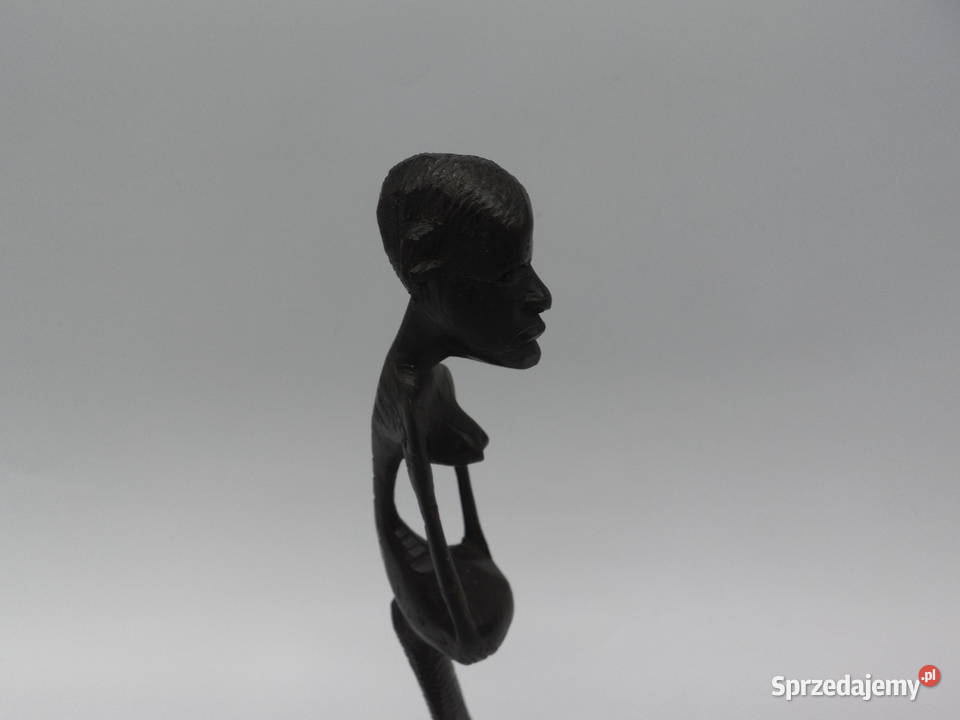 Afrykańska figura drewniana rzeźba Raszków