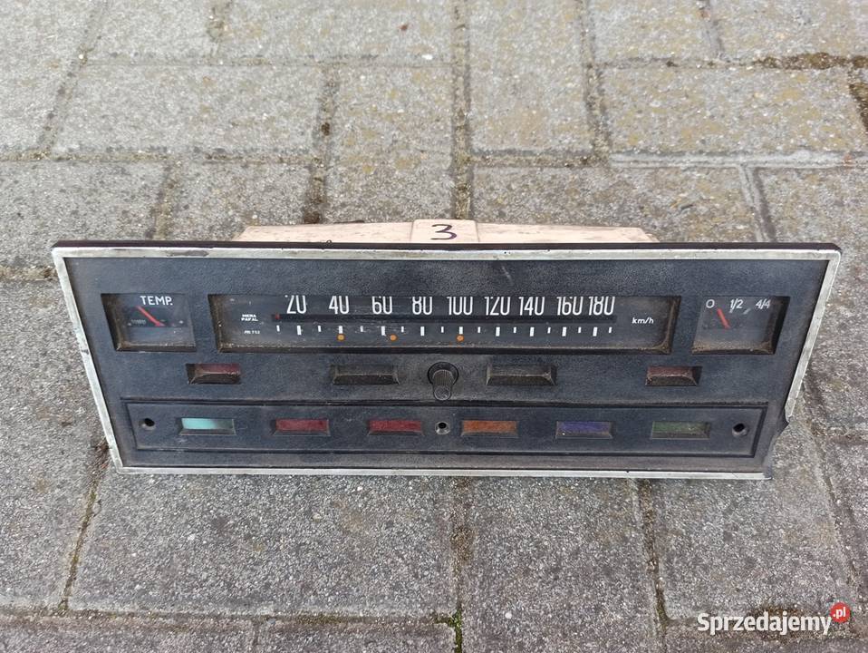 Prędkościomierz licznik zegary Fiat 125 p Ostrów Wielkopolski