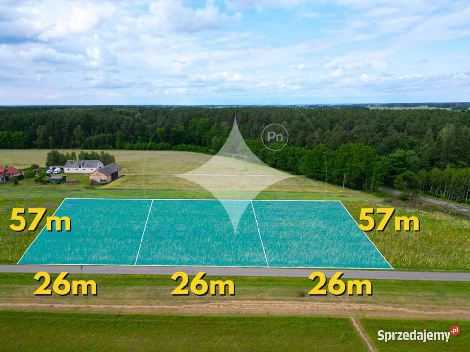 Działki 1482 m z WZ spokojna okolica Michałki