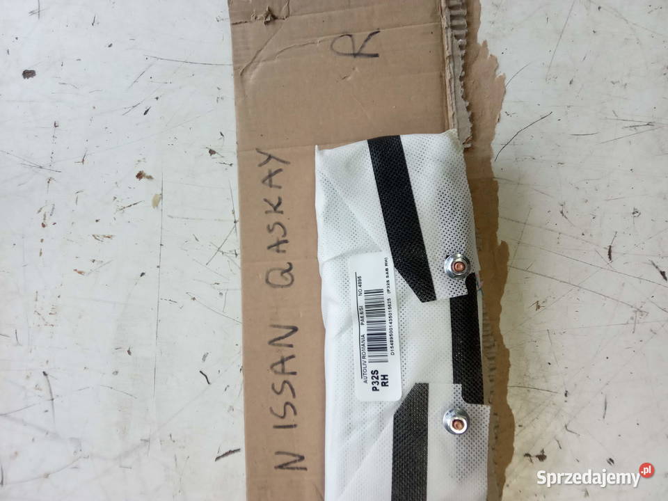 NISSAN QASHQAI PODUSZKI FOTELI Kobylnica