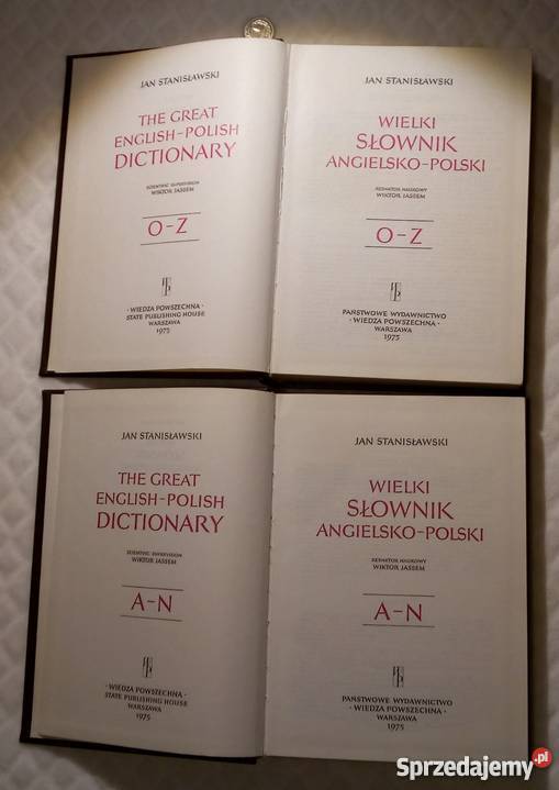 Jan Stanisławski Wielki Słownik AngielskoPolski Rogoźnik