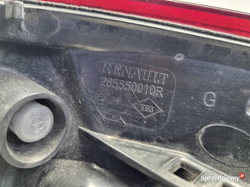 Renault Megane III kombi TYLNIA TYLNA LAMPA LEWA Janów