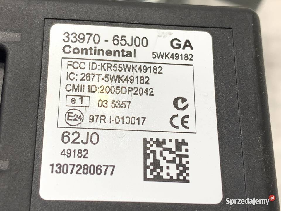 STACYJKA SUZUKI SX4 3397065J00 16 120 KLUCZYK
