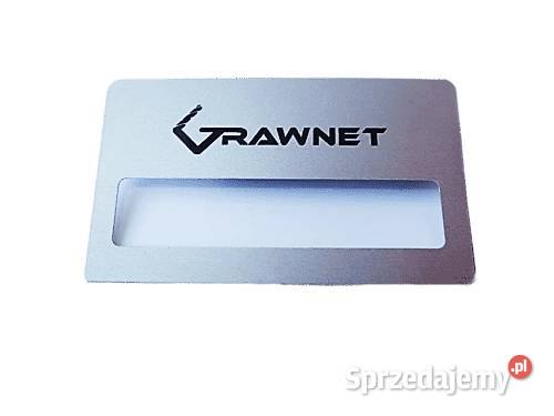 Identyfikator z okienkiem magnes 10 metalowy Chynów