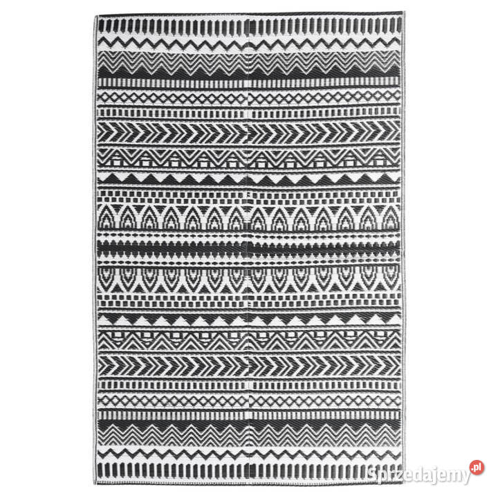 Dywan zewnętrzny czarny 140 x 200 PP WM316922