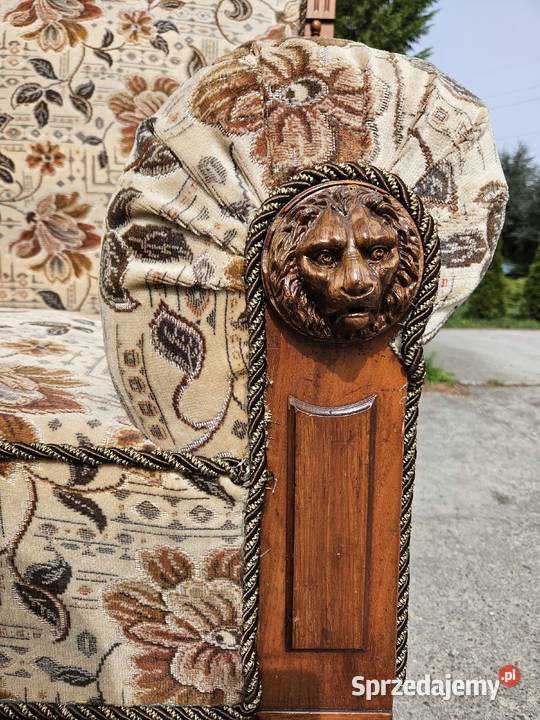 Sofa eklektyczna z motywem floralnym Szczecin