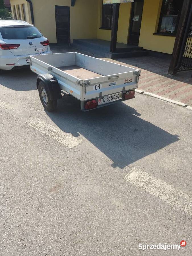 Przyczepka westfalia Szwajcaria 1000 dmc na kat lubelskie Susiec sprzedam