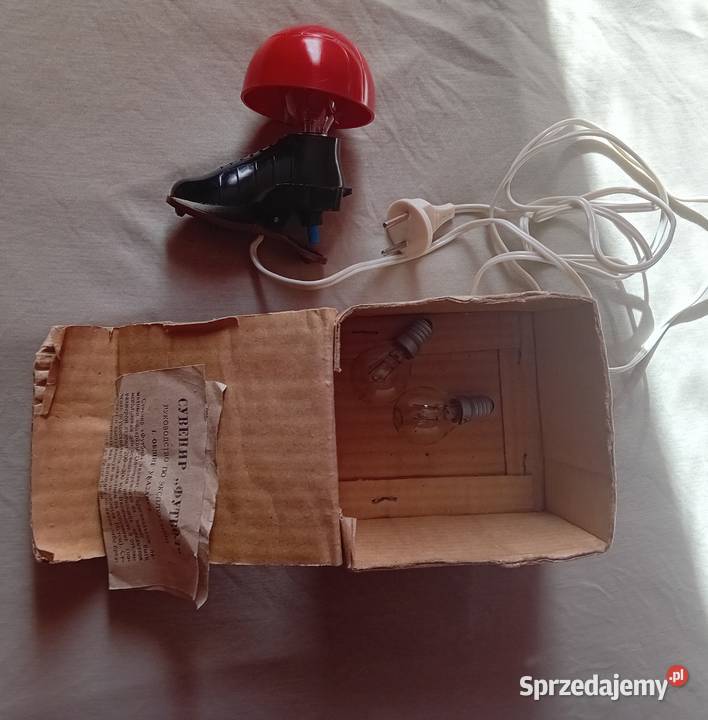 Lampka elektryczna pamiątka sportowa z CCCP 1977 Koźminek sprzedam