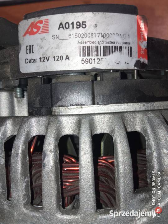 Alternator AS A0195 Aud Seat Bmw