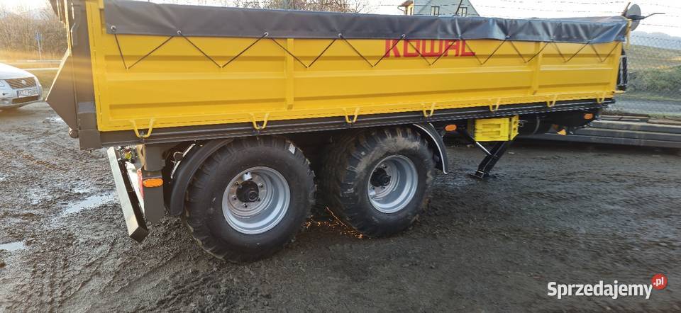 Nowa przyczepa rolnicza Tandem 255x450x65 FV nieuszkodzony małopolskie