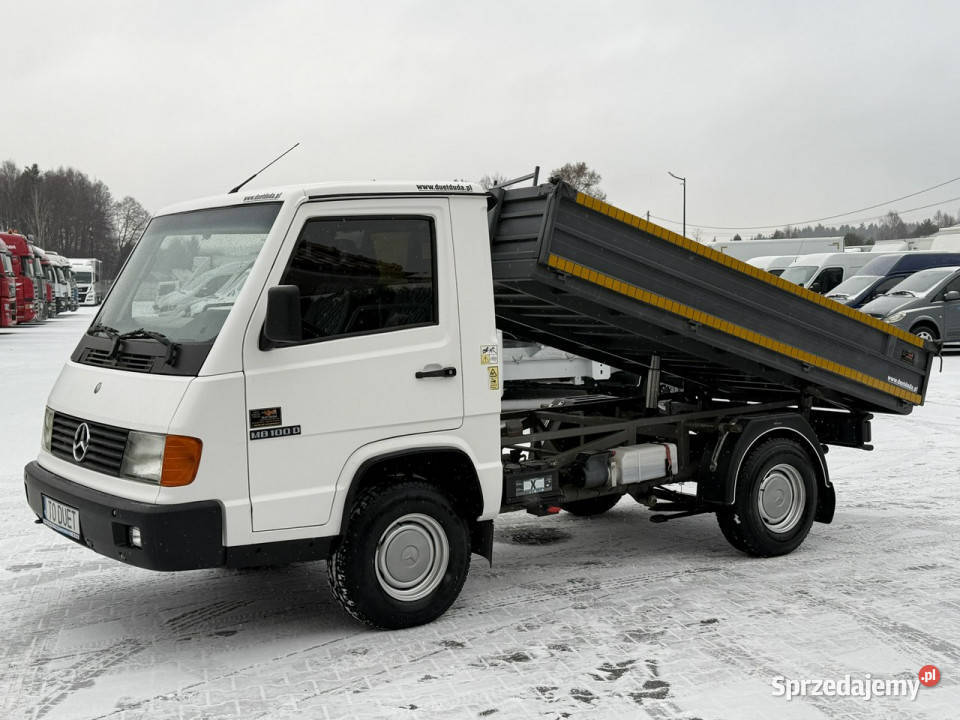 Mercedes MB 100 d 30 88 Wywrotka Kiper 1100 ład Widełki