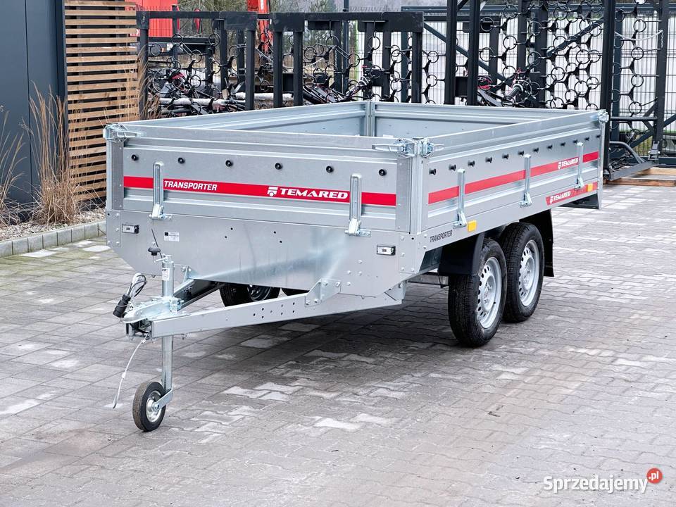 Przyczepa Temared TRANSPORTER 30152 przyczepka Burtowe i plandeki Poznań