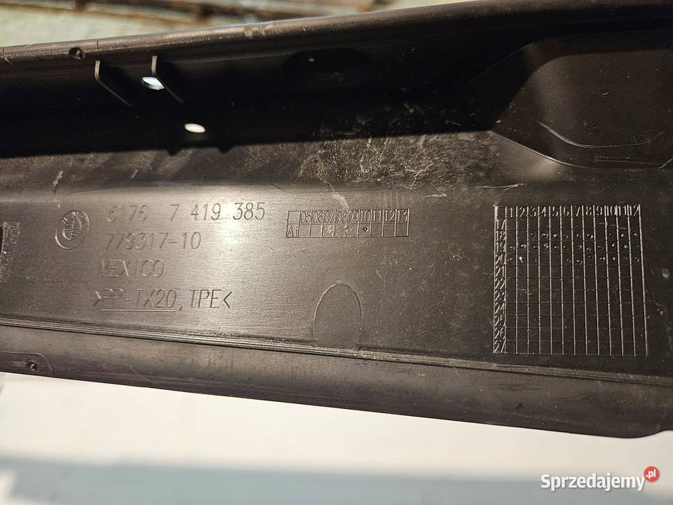 BMW g20 G21 uszczelka błotnika lewy przód