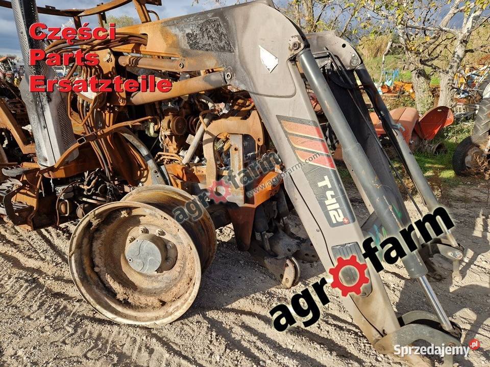 Valtra N174 części skrzynia biegów most przedni Byków