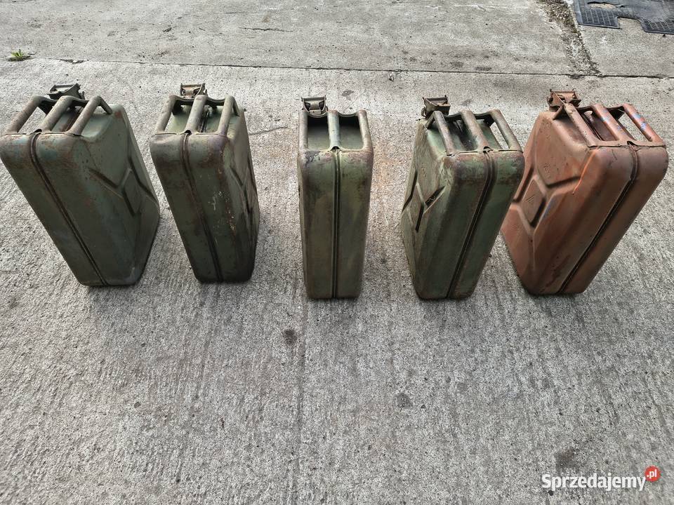 Kanistry metalowe 20l Kanistry, lejki i pompki Motoryzacja