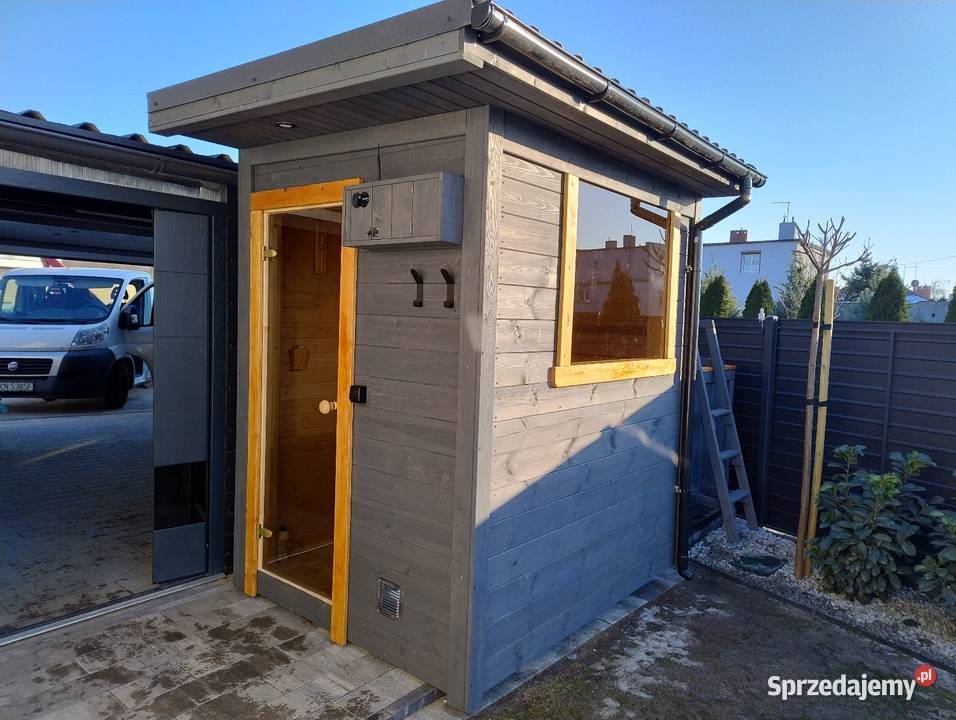 Sauna ogrodowa zewnętrzna wielkopolskie Poznań sprzedam