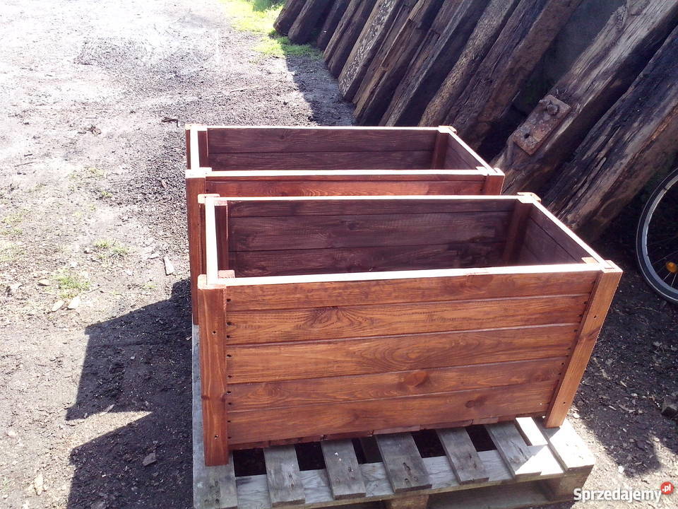 doniczka drewniana Woźniki