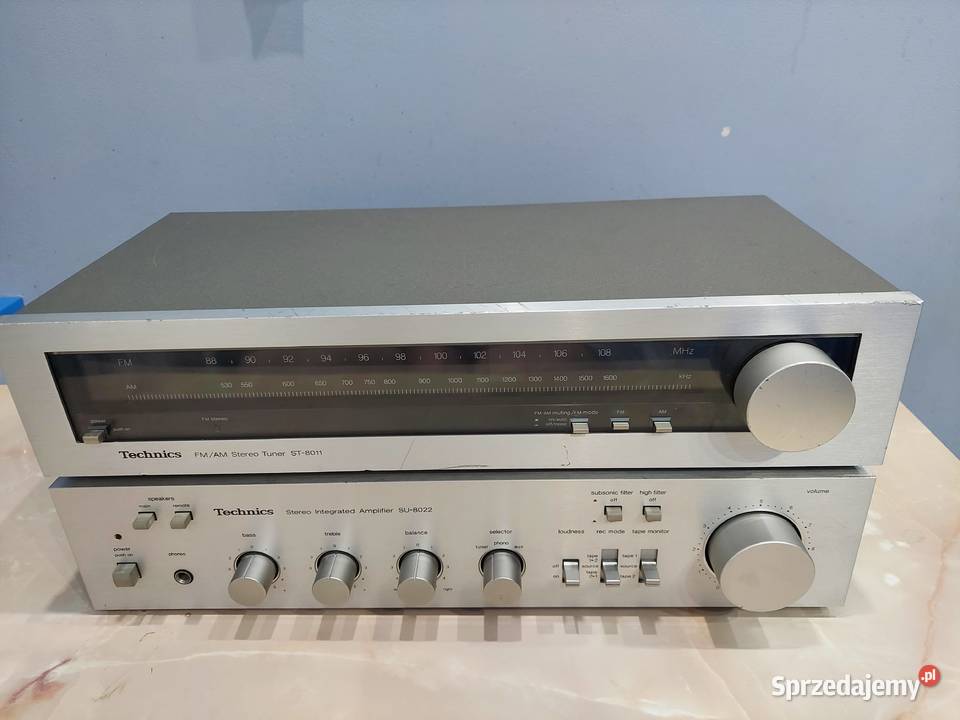 Technics Amplifier SU8022 and Technics Tuner Wzmacniacze i pokrewne Łapy