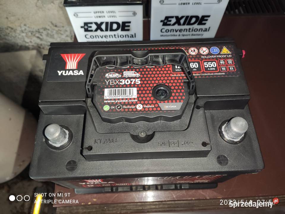 Akumulator kwasowy samochodowy Yuasa YBX 3000