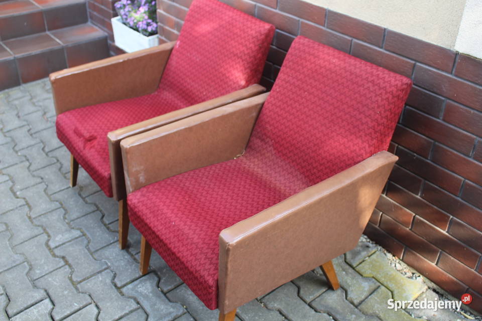 fotel z okresu prl wielkopolskie Kalisz