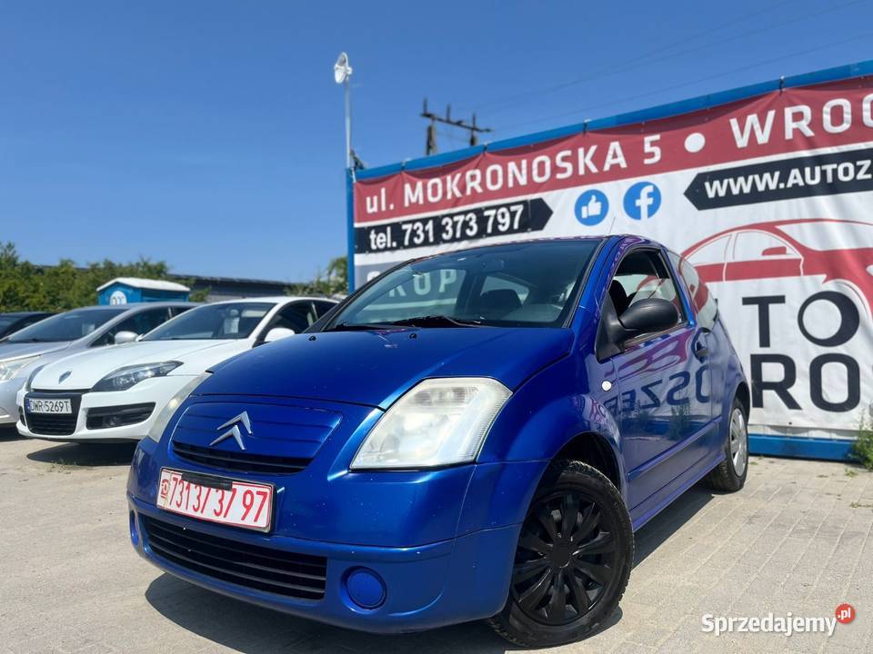 Citroen C2 14 Diesel 2006 Ekonomiczne Miejskie dolnośląskie Wrocław