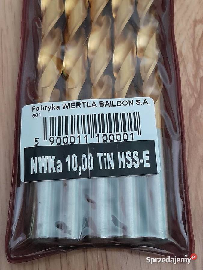 Wiertło NWKa fi 10 mm HSSE z dodatkiem kobaltu 5