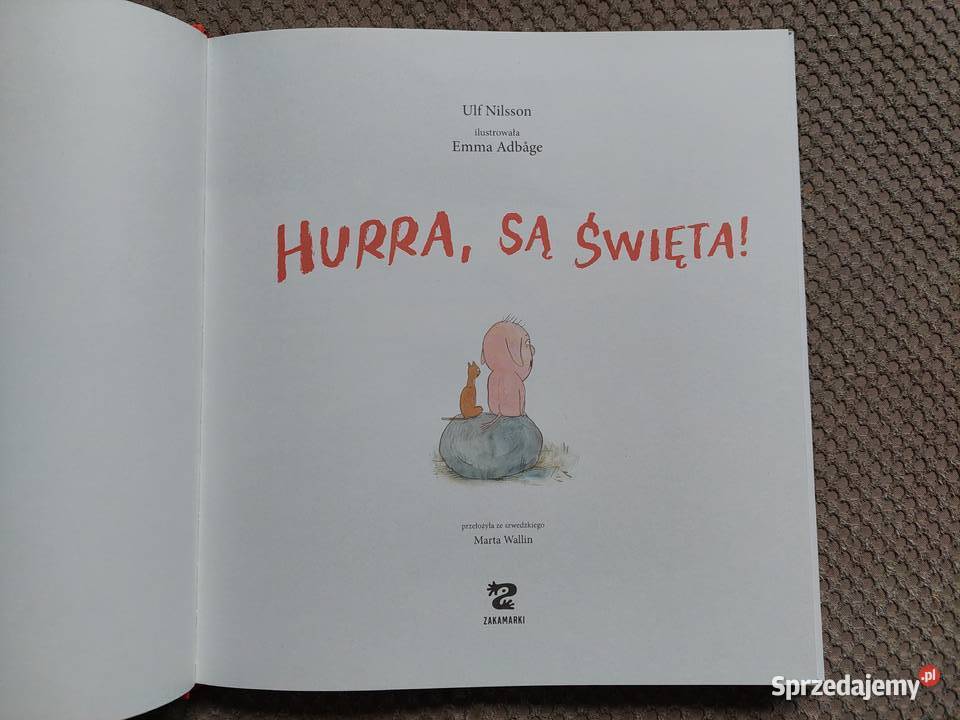 nowa Hurra są Święta Ulf Nilsson Emma Adbge ISBN 9788377761533