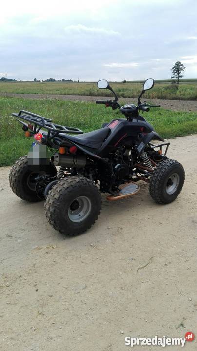 Quad FUXIN FXATV 005 zarejestrowany z pługiem kupiony w Polsce Widawa sprzedam